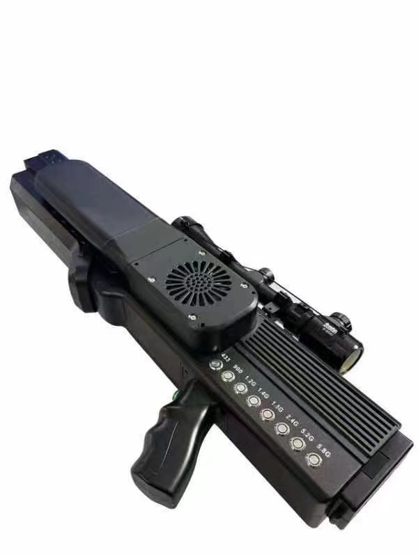  陆良手持便携式枪型低空防御反制八通道